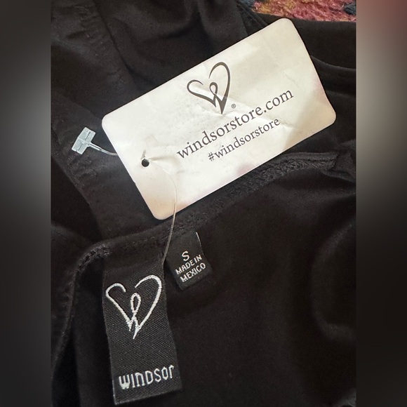 Windsor Black Women’s Bodysuit with Chain Detail - Picture 3 of 5